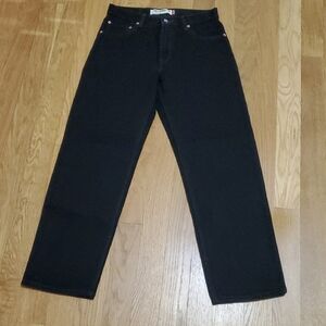 Levi's Dark Black Relaxed Fit 550 Jeans